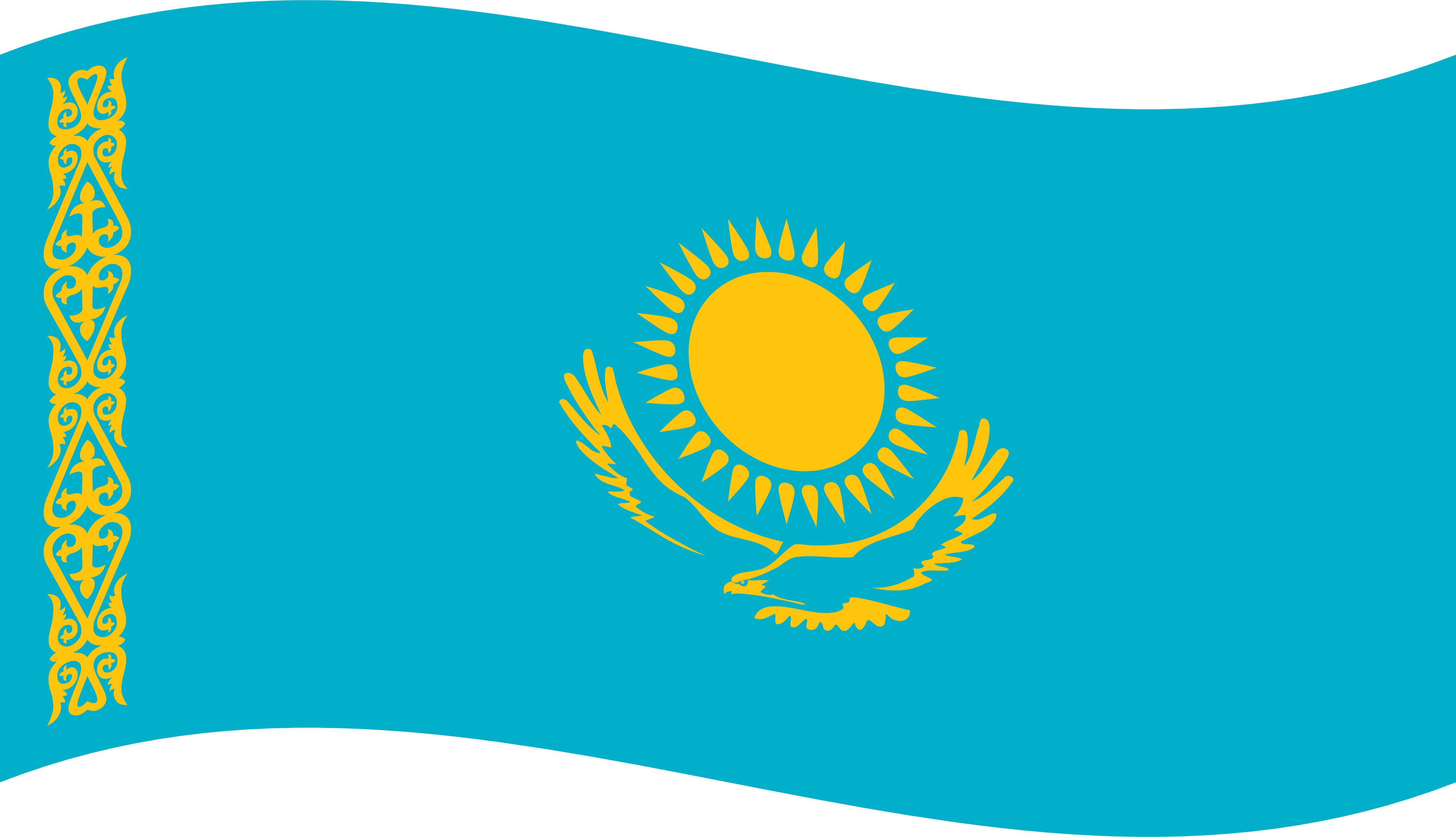 پرچم قزاقستان